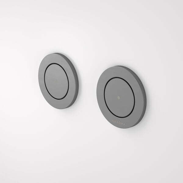 Caroma Invisi Series II® Round Dual Flush Remote Buttons (Plastic)