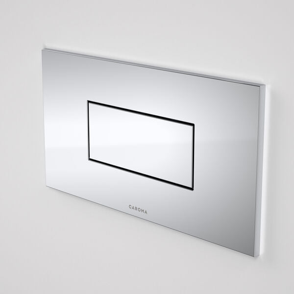 Caroma Invisi Series II® Rectangle Metal Single Flush Plate and Buttons