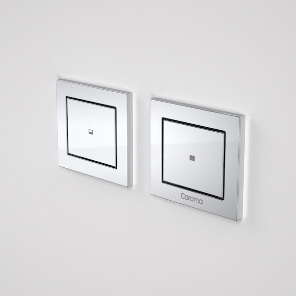 Caroma Invisi Series II® Rectangle Dual Flush Remote Buttons (Plastic)