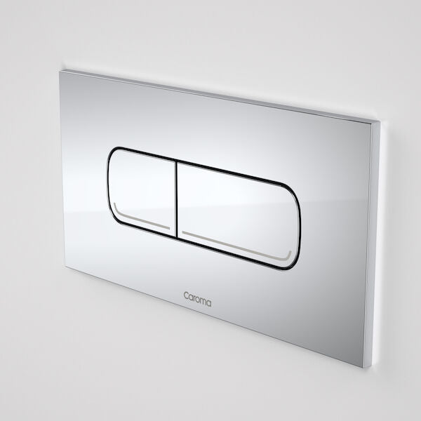 Caroma Invisi Series II® Oval Dual Flush Plate & Buttons (Metal)