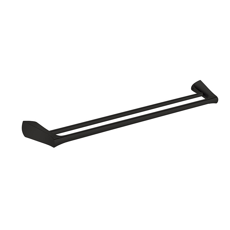 EXON 750mm Double Towel Rail - Matte Black