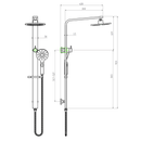 EXON Multi-Function Shower Rail (TP 1600A)