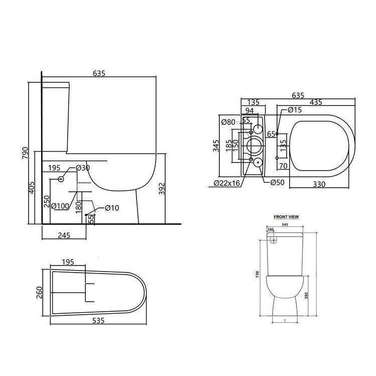 QUBI-III Toilet Suite