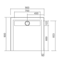 Shower Base (SB-MC9090 & SB-MC1290)