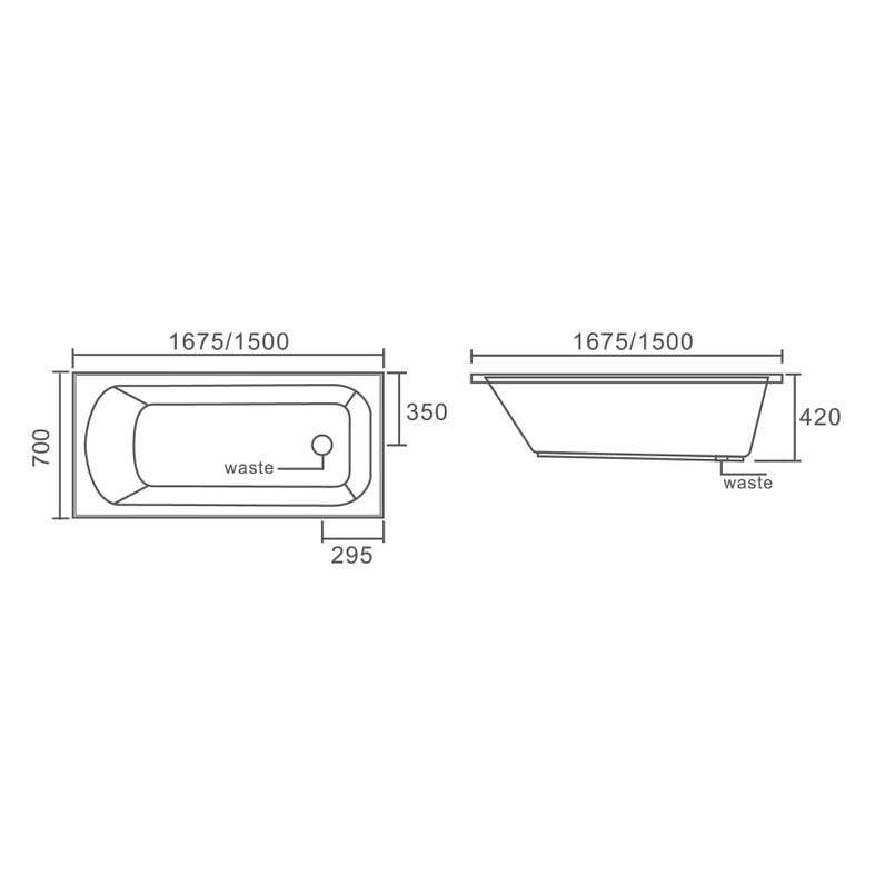 RENO Insert Bath Tub