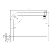 DOCCIA Square Rise Up Arm (SH SQARM/C)