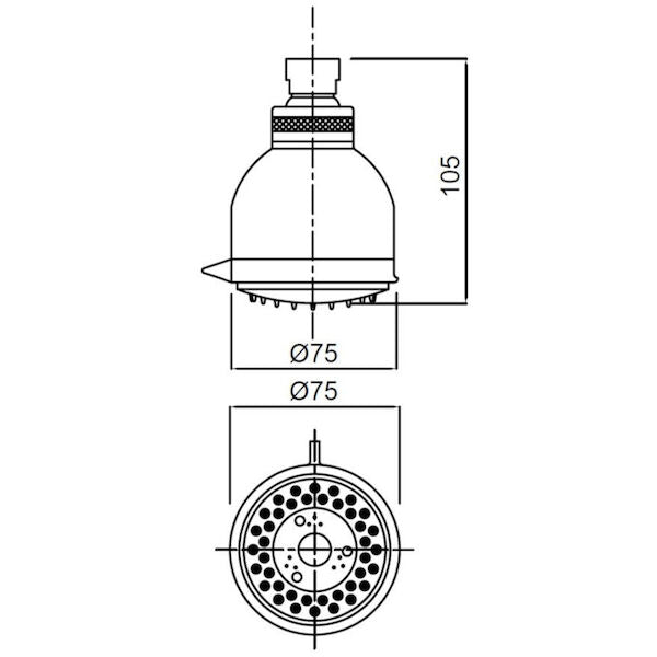 Flexispray BERMUDA SHOWER ROSE3 FUNCTION