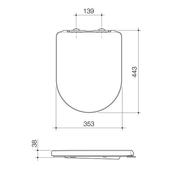 Caroma Urbane® II Toilet Seat