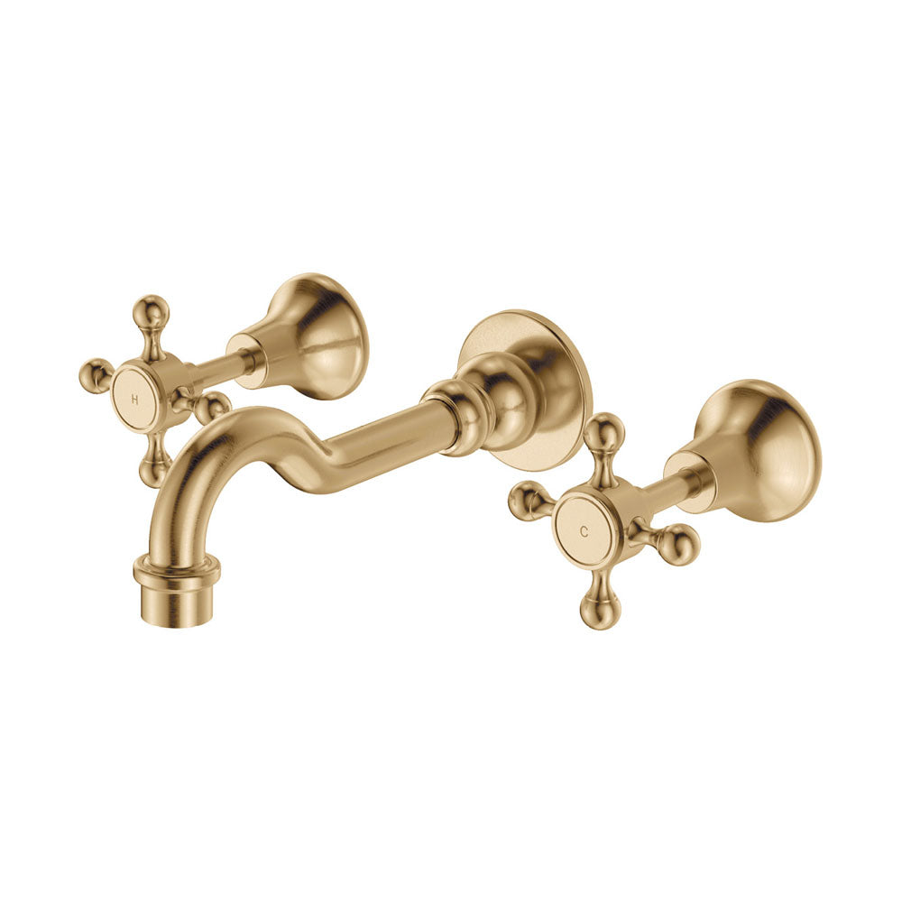 Lillian Basin/Bath Wall Set - Urban Brass