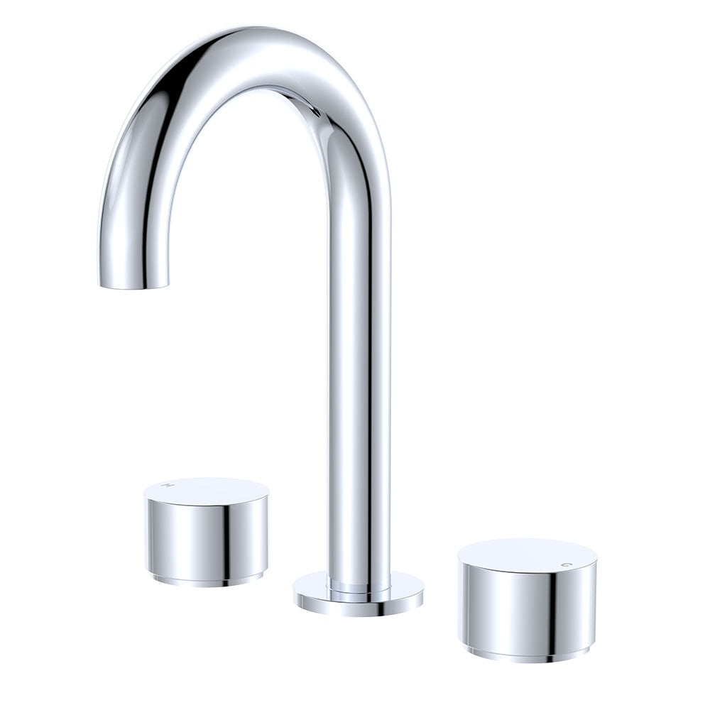Kaya Round Hob Set, Round Taps - Brushed Copper