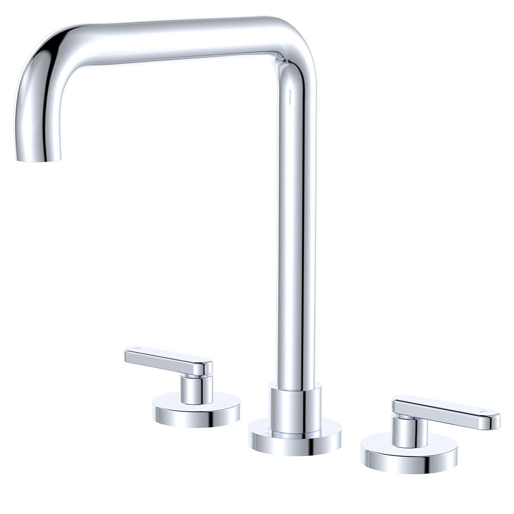 Kaya Squareline Hob Set, Lever Taps - Brushed Copper