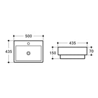 MEGGA-II Half Insert Basin (WB 4034A)