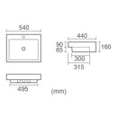 FABBRIS-II Semi-Recess Basin (WB5243C-II)