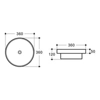 JESS Half Insert Basin (WB 3636)