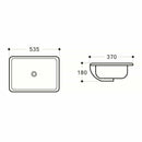 QUBI Under Counter Basin (WB 5038B)