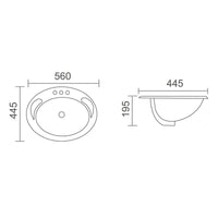 VICTORIA Insert Basin (WB 5644)