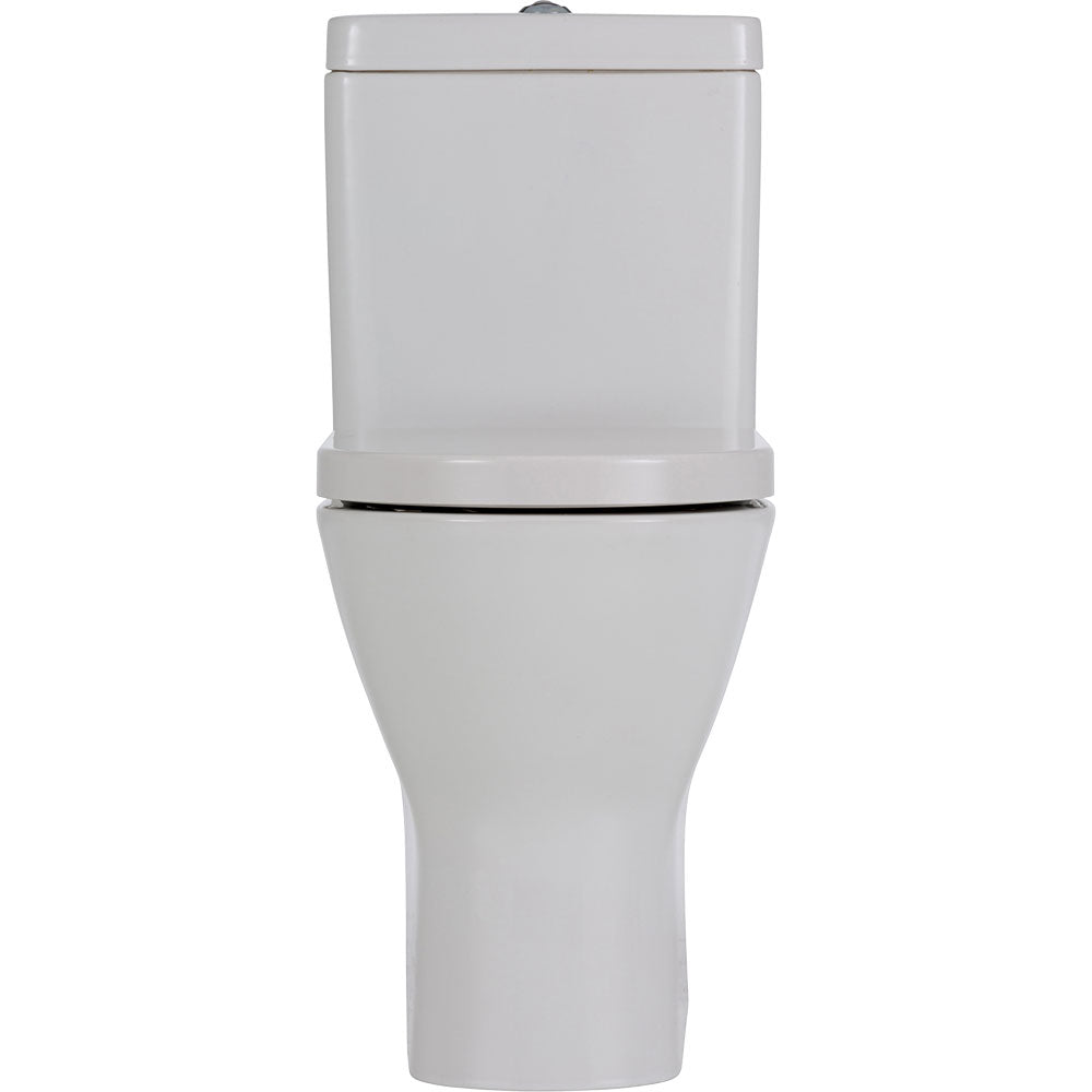 Fienza RAK Resort Back-to-Wall Toilet Suite, Gloss White with Top Inlet