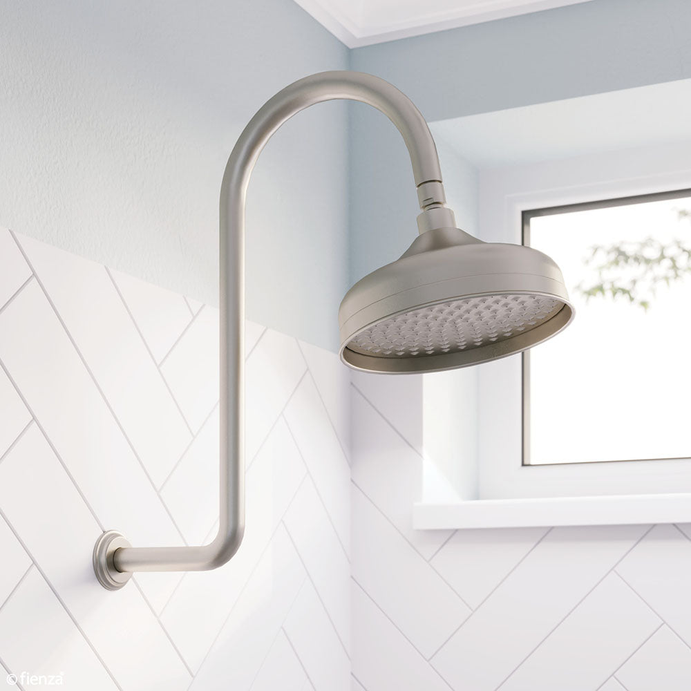 Lillian Wall Arm Shower Set - Chrome