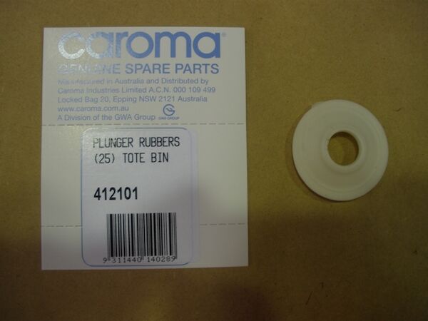 Caroma PLUNGER RUBBERS 25 PER TOTE BIN