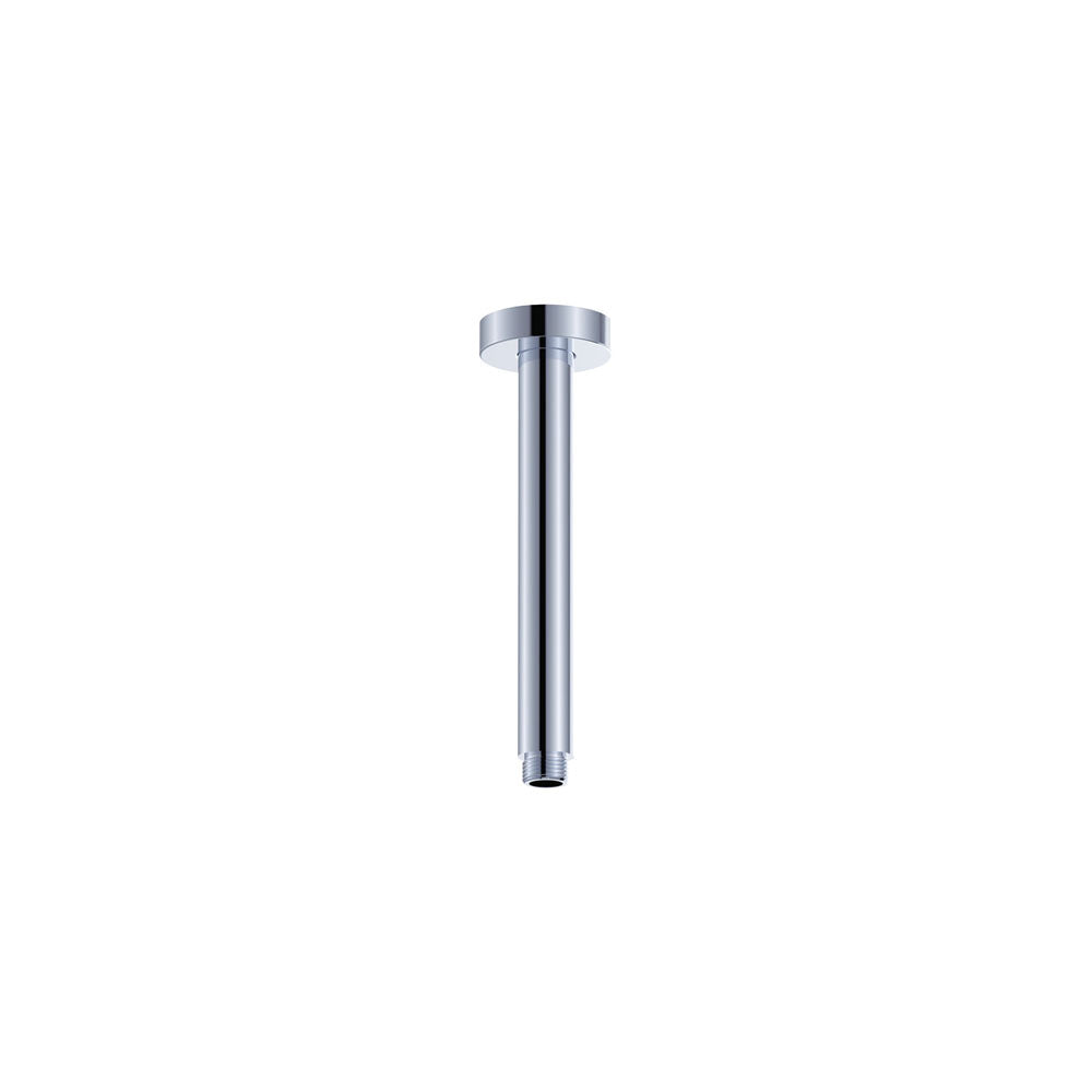 Round Shower Dropper, 200mm - Chrome