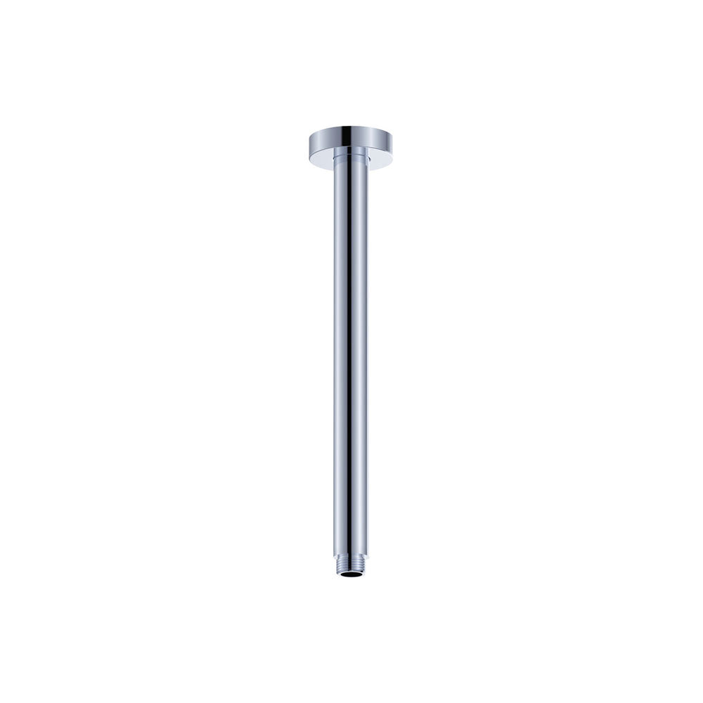 Round Shower Dropper, 300mm - Chrome