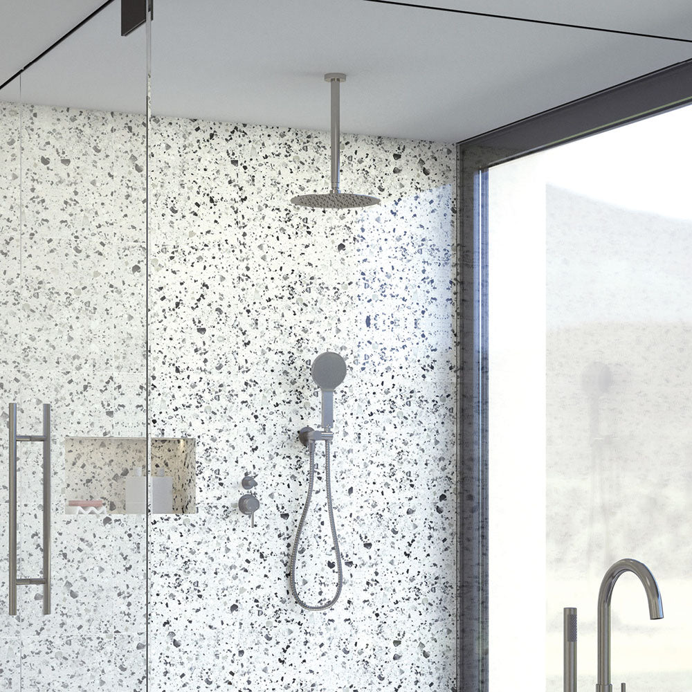 Round Shower Dropper, 300mm