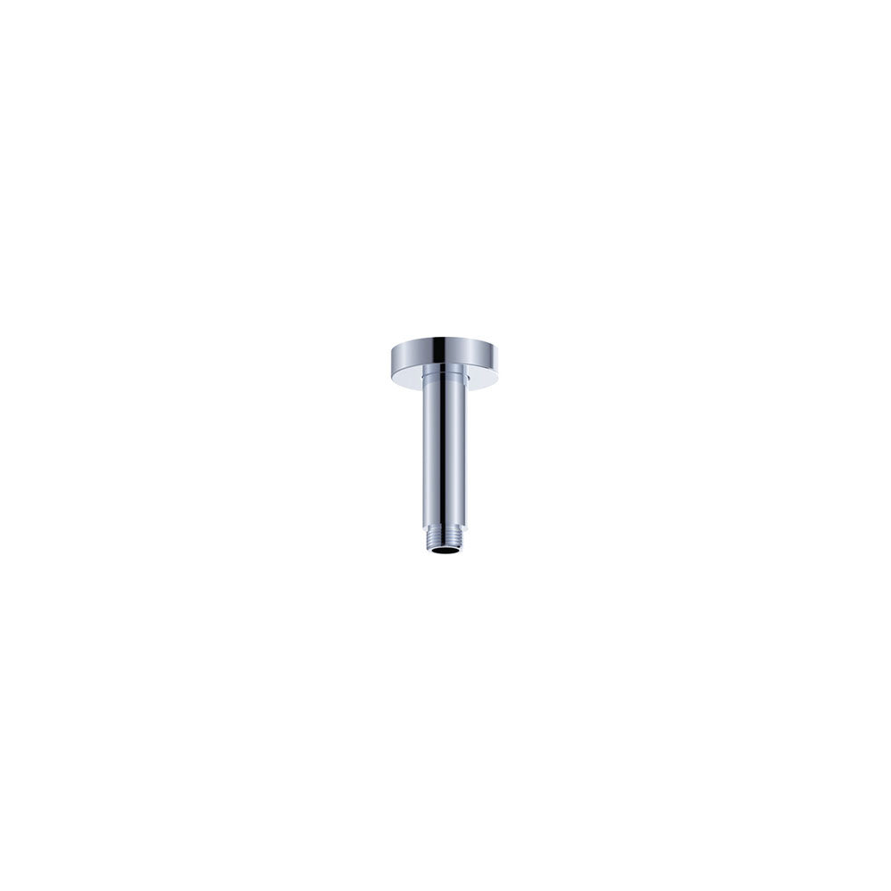 Round Shower Dropper, 100mm - Chrome