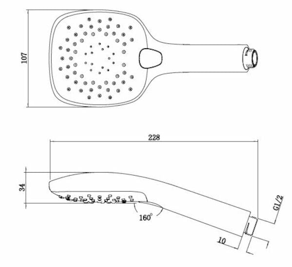 Flexispray Federation Handset 3 Function