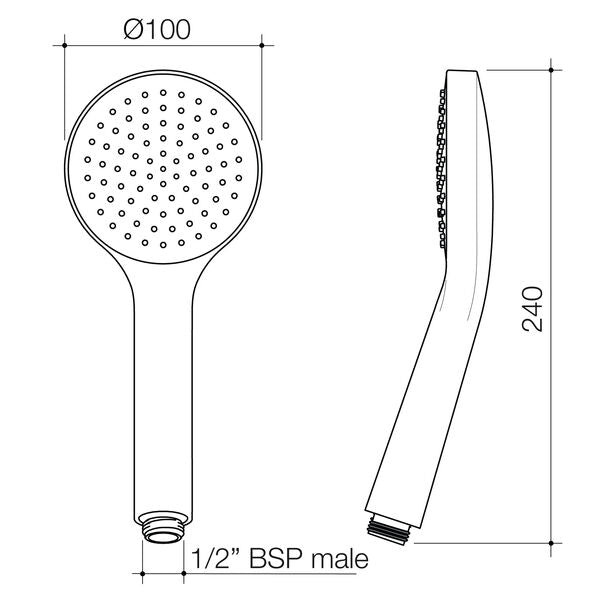 Flexispray Bermuda Handset 1 Function