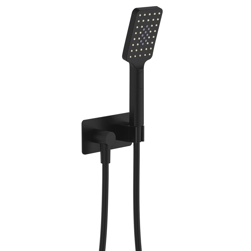 Tono Hand Shower, Rectangular Plate - Chrome