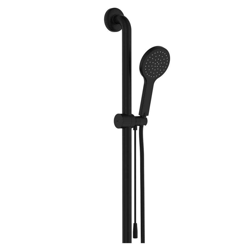 Hustle Care Inverted T Rail Shower with Push/Pull Slider - Left-Hand