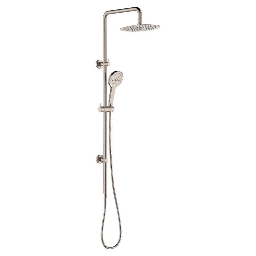 Fienza Kaya Twin Shower - Brushed Nickel