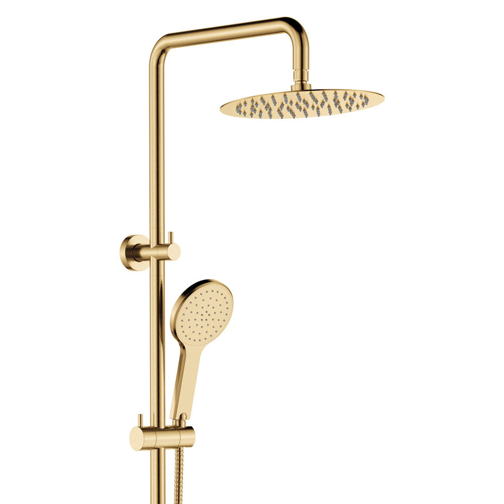 Fienza Kaya Twin Shower - Urban Brass