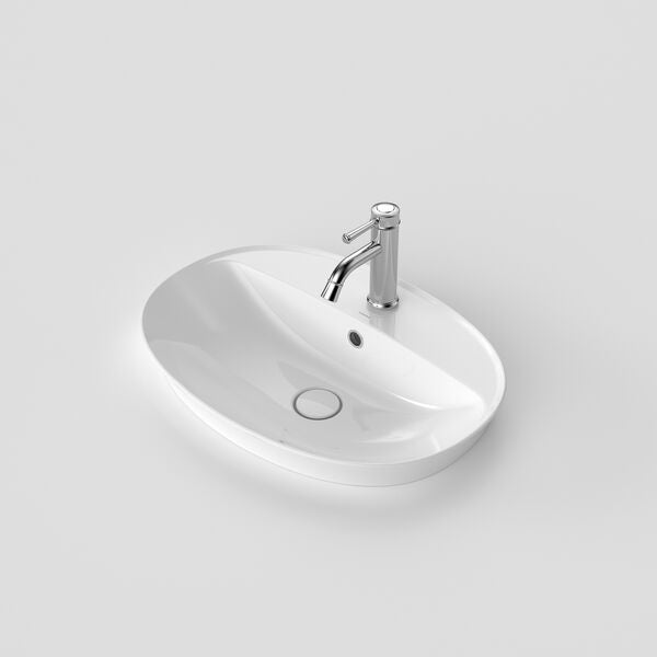 Caroma Riviere Inset Basin - 1 Tap Hole