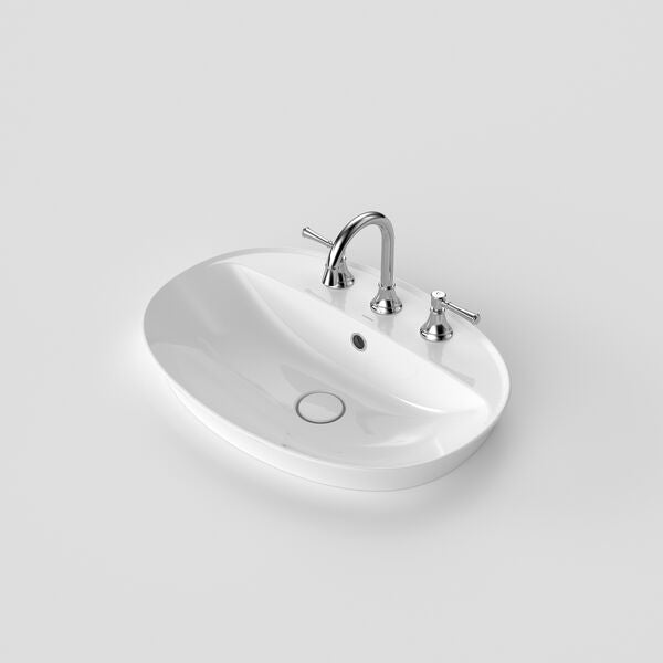 Caroma Riviere Inset Basin - 3 Tap Hole