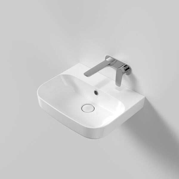 Caroma Forma® II Wall Basin w/Overflow GermGard® (No Tap Hole)