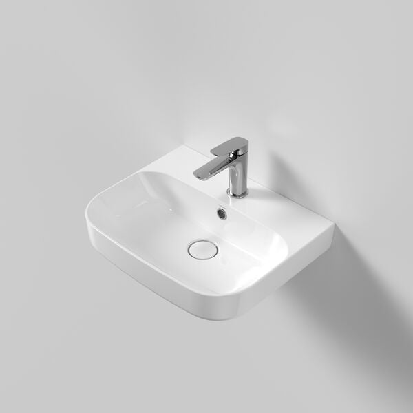 Caroma Forma® II Wall Basin w/Overflow GermGard® (No Tap Hole)