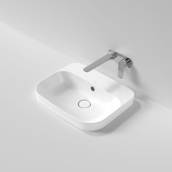 Caroma Forma® II 500 Inset Basin w/Overflow GermGard® (No Tap Hole)