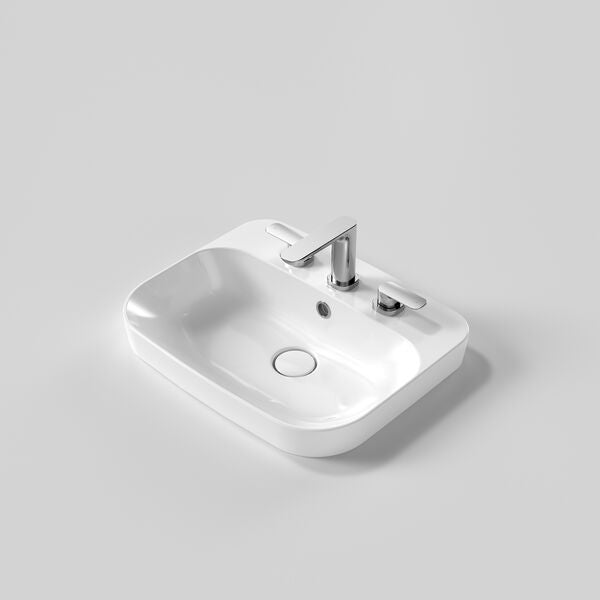 Caroma Forma® II 500 Inset Basin w/Overflow GermGard® (No Tap Hole)