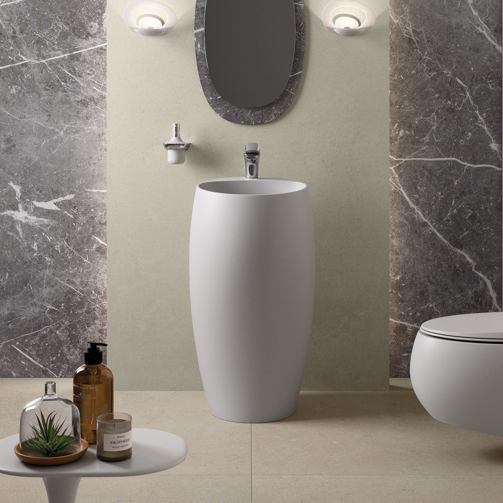 Fienza RAK Cloud Freestanding Basin, Matte White