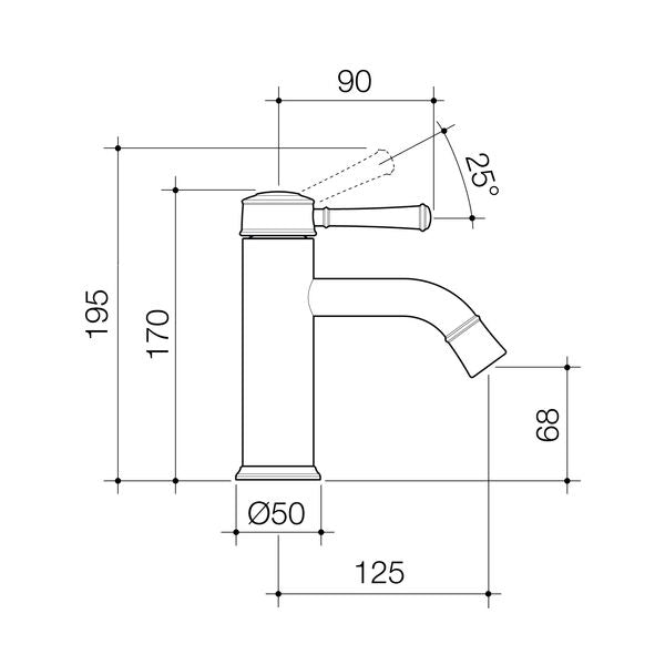 Caroma Riviere Basin Mixer