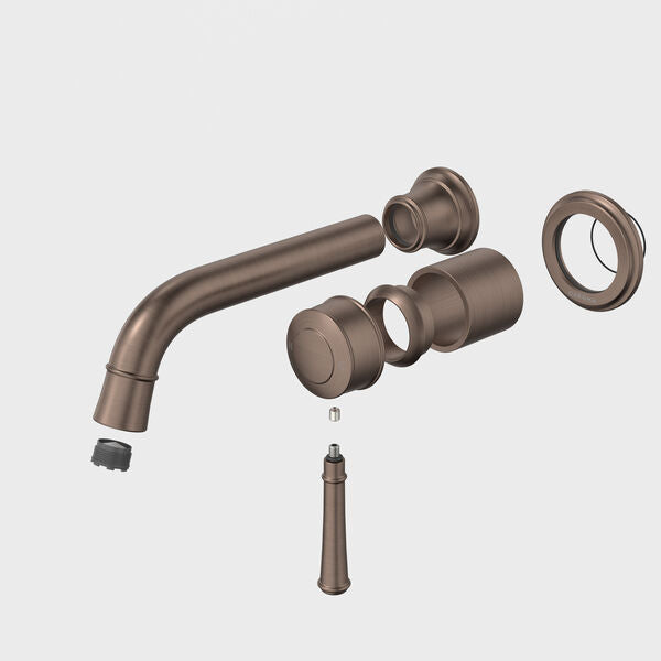 Caroma Riviere Wall Basin/Bath Mixer 175mm - Trim Kit