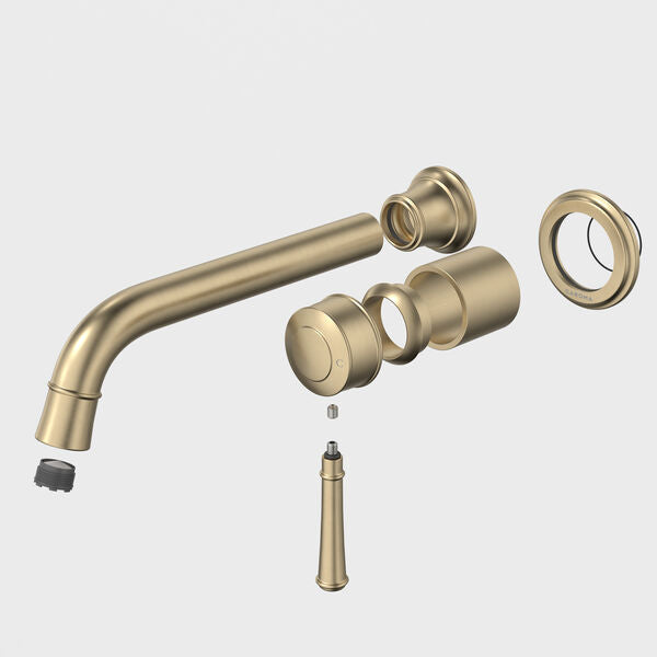 Caroma Riviere Wall Basin/Bath Mixer 210mm - Trim Kit
