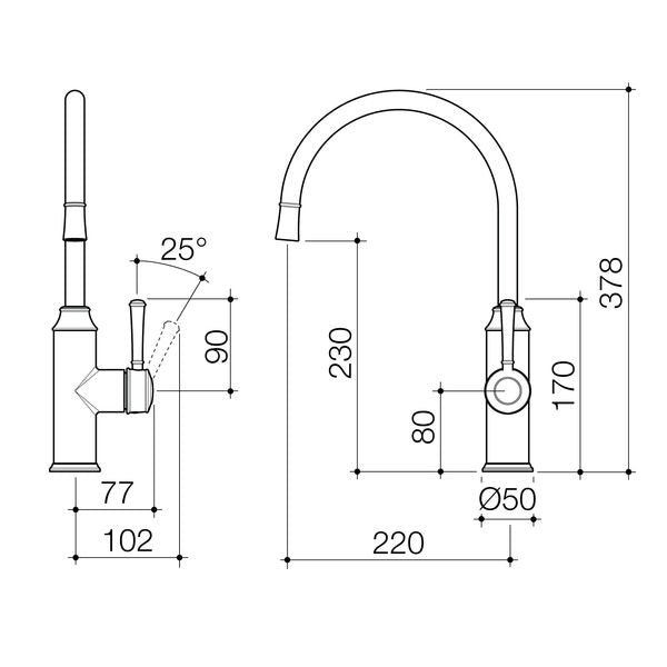 Caroma Riviere Sink Mixer