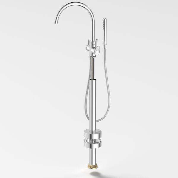Caroma Riviere Freestanding Bath Filler with Handshower - Trim Kit