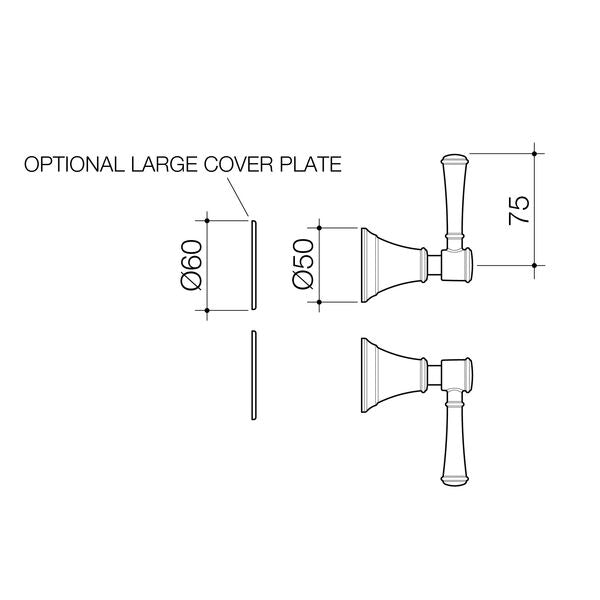 Caroma Riviere Wall Top Assemblies