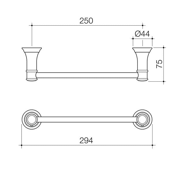 Caroma Riviere Hand Towel Rail