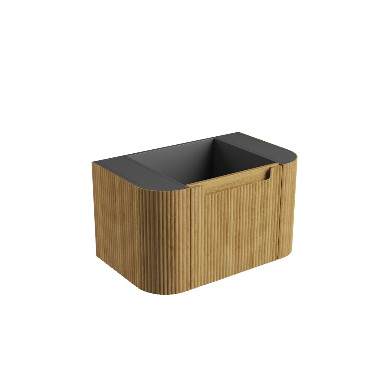 Aulic Varcelli Mono Wall Hung Vanity 750mm in Harvest Oak