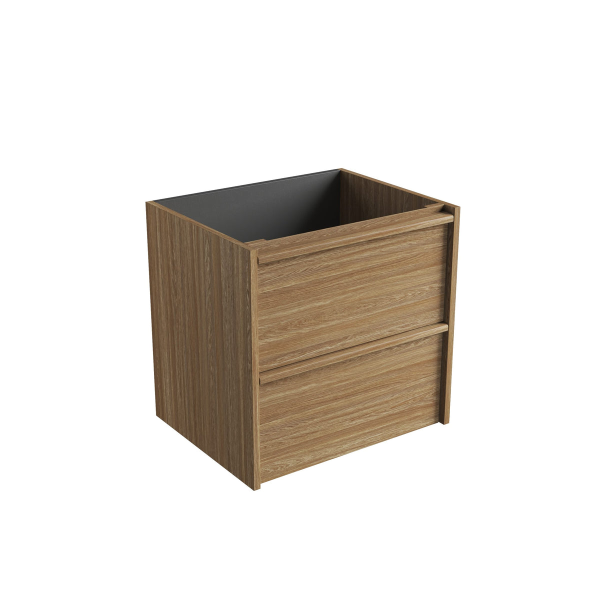 Aulic Venetta Framed Wall Hung Vanity 600mm in Harvest Oak