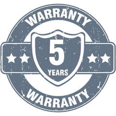 5 YEARS WARRANTY
